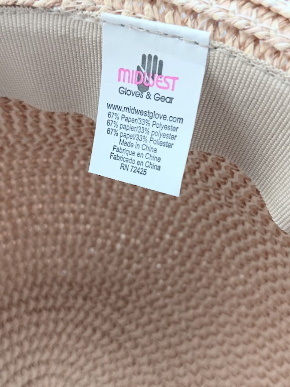 Midwest Gloves and Gear Beach Summer Hat Sun Protection - Picture 4 of 4